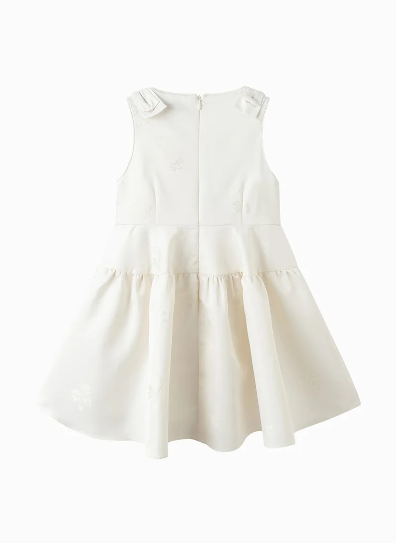 Balabala ivory Kids Girls Woven one-piece dress for Women | Best Price UAE